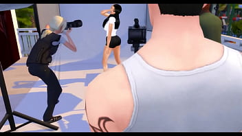 Ebony goddess with a big white cock india love