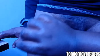 Amateur milf sloppy oily handjob on bbc