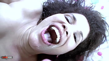 Pov sex tape of a slutty colombian mixed race