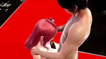 Horny honoka gets her pussy wet with a hot fuck 3d hentai