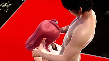 Horny honoka gets her pussy wet with a hot fuck 3d hentai