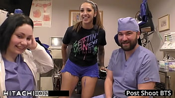 Lesbian gets mandatory hitachi orgasms from doctor tampa stefania mafra