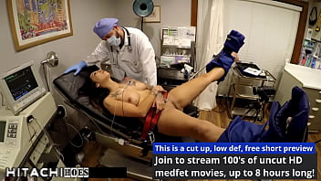 Lesbian gets mandatory hitachi orgasms from doctor tampa stefania mafra