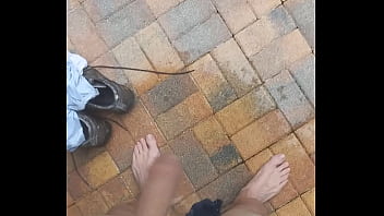 Big cock swanging pool side