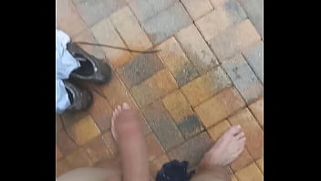 Big cock swanging pool side