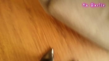 Walking in leather boots