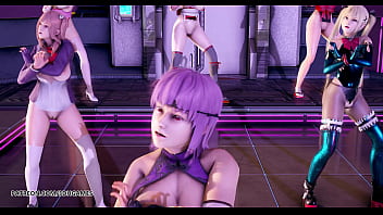 Mmd pinkcat doa strip dance