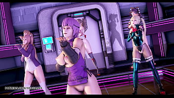 Mmd pinkcat doa strip dance