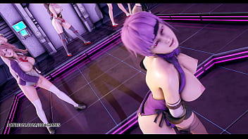 Mmd pinkcat doa strip dance