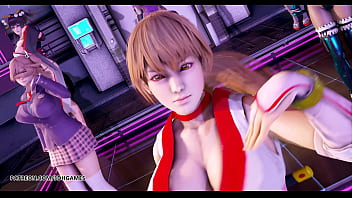 Mmd pinkcat doa strip dance