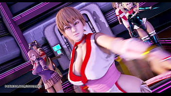 Mmd pinkcat doa strip dance