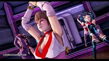 Mmd pinkcat doa strip dance