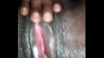 Sluty african gal pussy swollen up after getting fucked at night