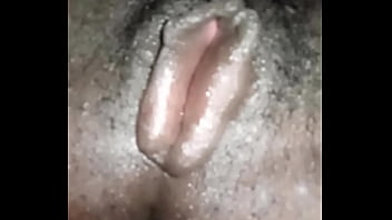 Sluty african gal pussy swollen up after getting fucked at night