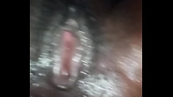 Sluty african gal pussy swollen up after getting fucked at night