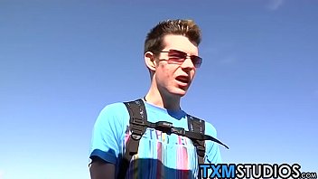 Car Threesome Breeding With Horny Twinks thumbnail