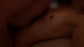 Stepsister loves to swallow cum after a blowjob in the shower