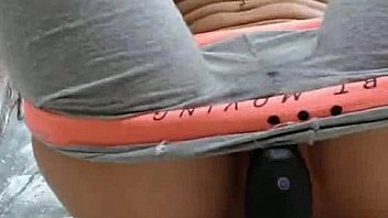 Blonde doing a show on webcam