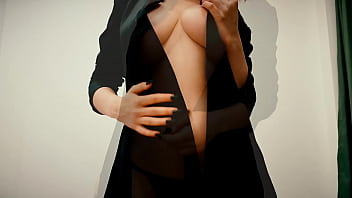 Redhead with big tits sucks my big dick after dating for sex