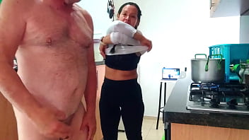 Preview of cooking sausage and file mignon with agarabas and olpr