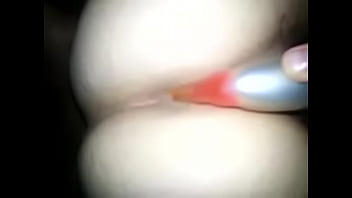 Fucking my wife with a rabbit