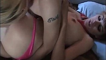 Two amateur lesbians in front of camera