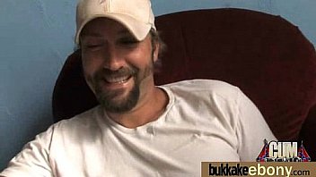 Ebony Gets Group Cumshots 25 thumbnail