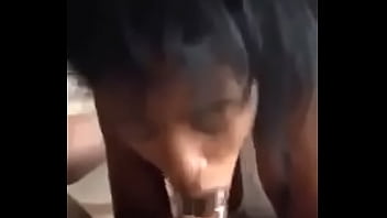 Black hoe sucks dick to fuck with a n