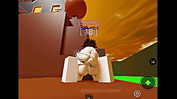 Hot chick getting fucked on a roblox condo game