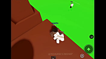 Hot chick getting fucked on a roblox condo game