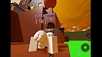 Hot chick getting fucked on a roblox condo game