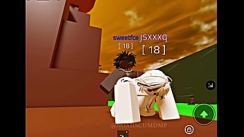 Hot chick getting fucked on a roblox condo game