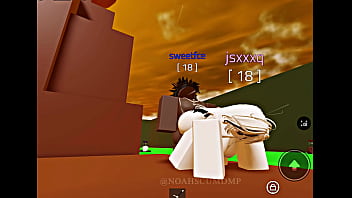 Hot chick getting fucked on a roblox condo game
