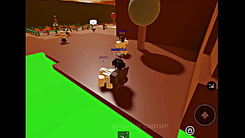 Hot chick getting fucked on a roblox condo game