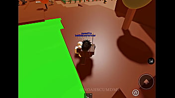 Hot chick getting fucked on a roblox condo game
