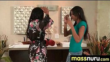 Naughty chick gives an amazing japanese massage 7