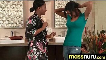 Naughty chick gives an amazing japanese massage 7