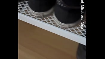 ️#blacknylon #boots #feet #feetfetish #nylonfeet #nylonfetısh #teen #leatherskirt