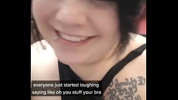 Stuffing my bra gone wrong lol#fail