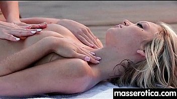 Sensual lesbian massage leads to orgasm 2