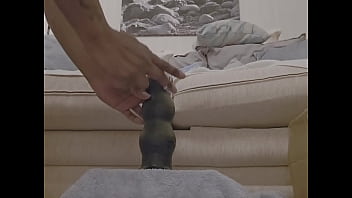 Fucking The Big Butt Plug While I Stretches Me thumbnail