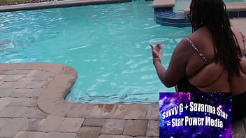 Poolside dee heart lures alphonso into her wet paradise