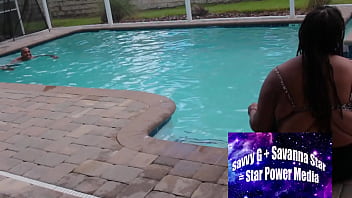 Poolside dee heart lures alphonso into her wet paradise