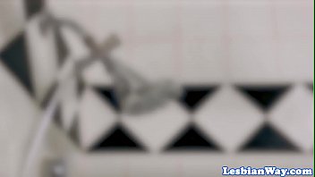 Glam Lesbians Pussylicking After Shower thumbnail