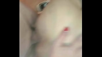 Guy wears women's clothes with his girlfriend and they show off then they fuck and she makes him finish with a good handjob