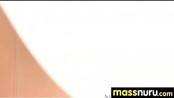 Nuru massage ends with a hot shower fuck 4