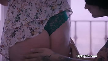 Enjoying busty cougar boobies and pussies in a freeuse threeway