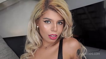 Beautiful 20 years old brazilian blonde gabriella gushi gets two dicks in her ass dap dp anal gapes bbc ir ob309