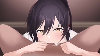 Sakuya idolmaster tits fellatio