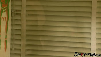 Blonde waitress is getting fucked in the american diner